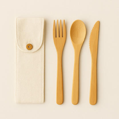 PureBamboo Cutlery Set