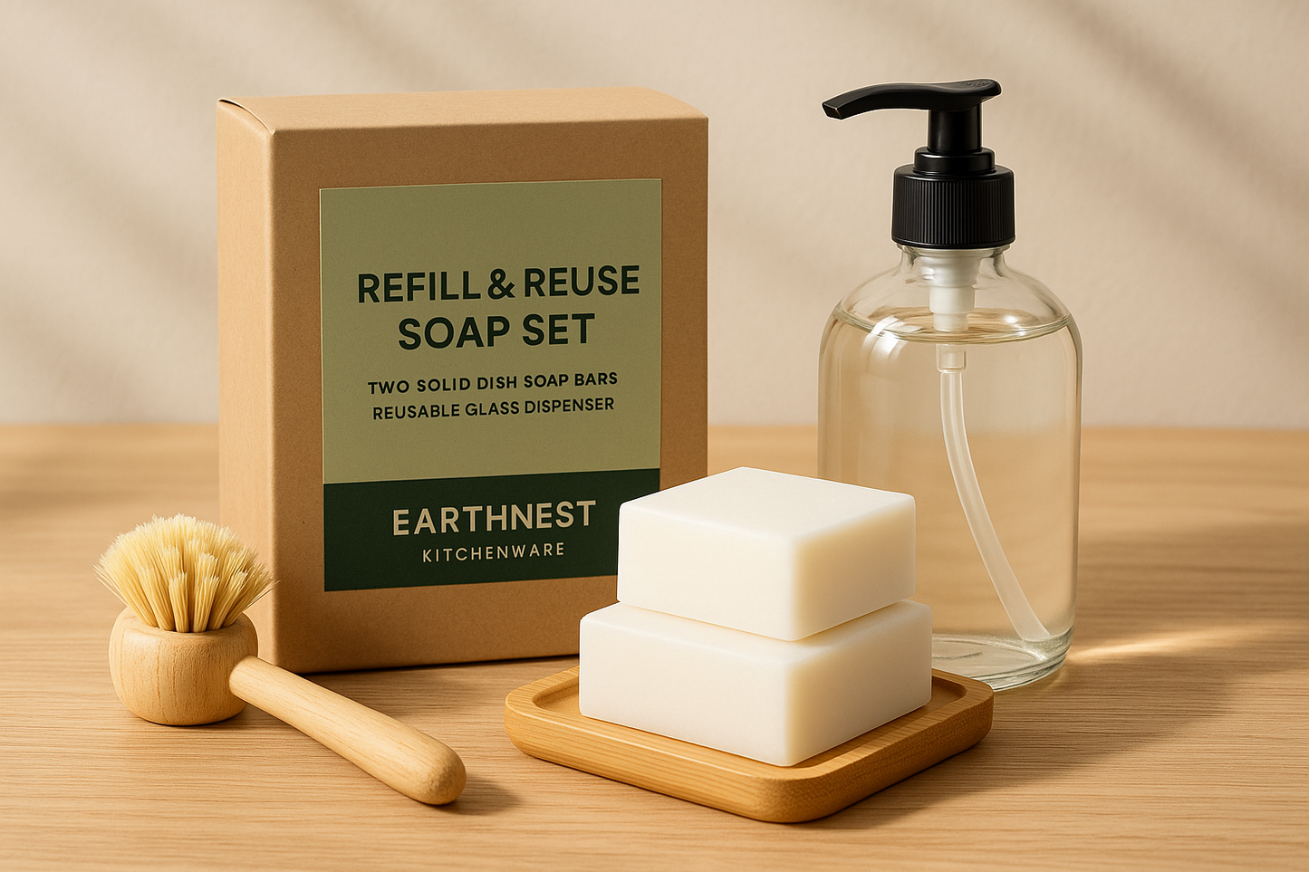 Refill & Reuse Soap Set