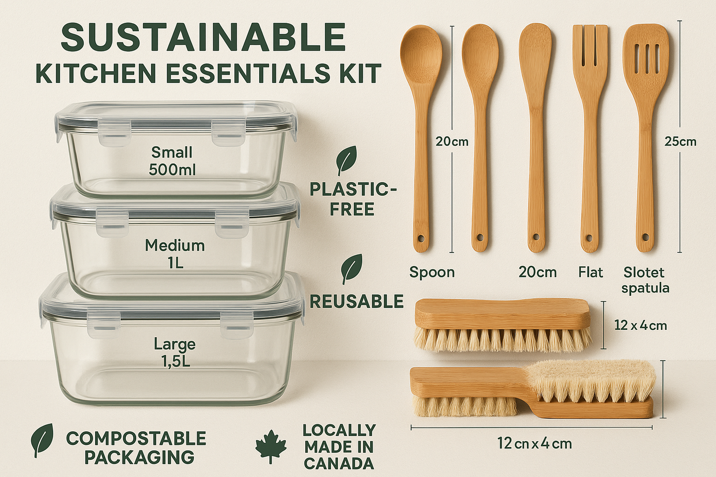 Sustainable Kitchen Essentials Kit