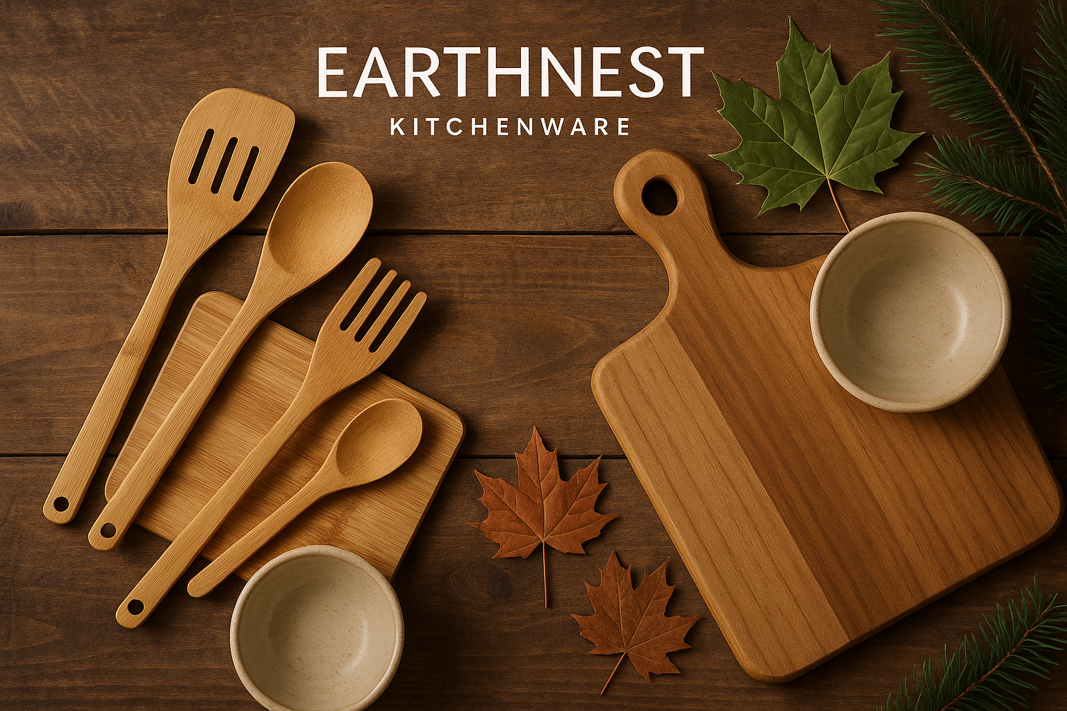 make background image for ecofrindly sustainable locally canadian produced earthnest kitchenware